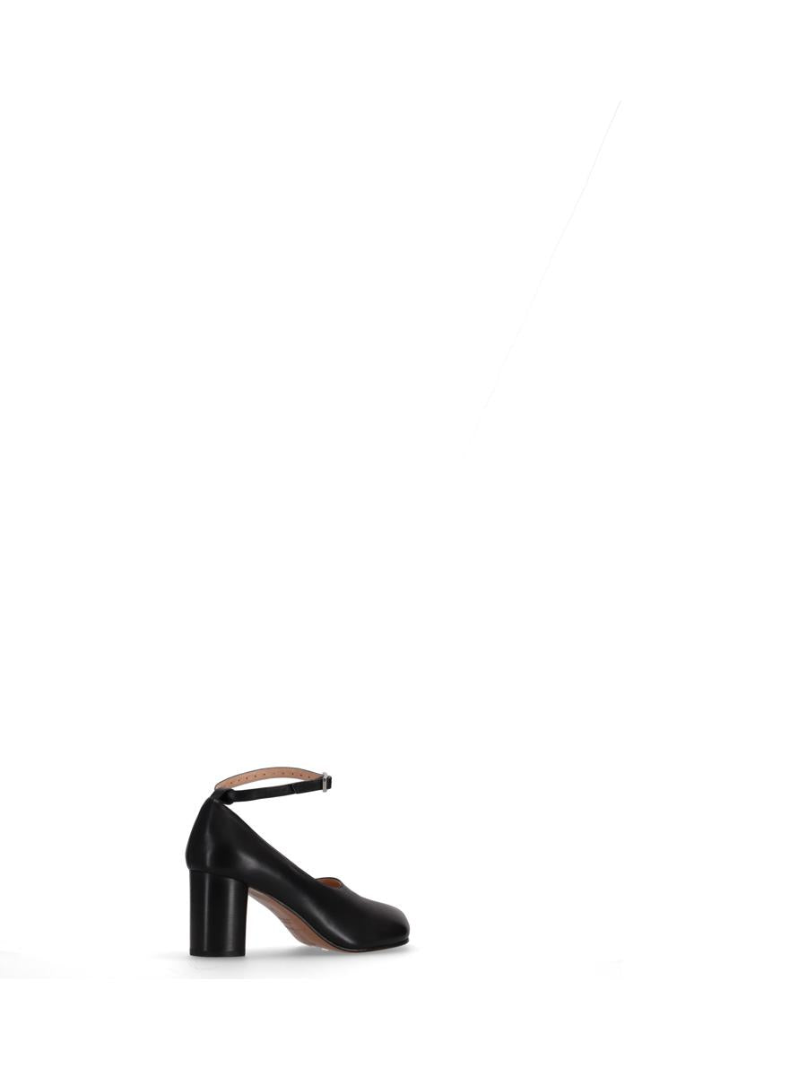 Niccolò Pasqualetti Obliqua Pumps mit Blockabsatz – Kalbsleder