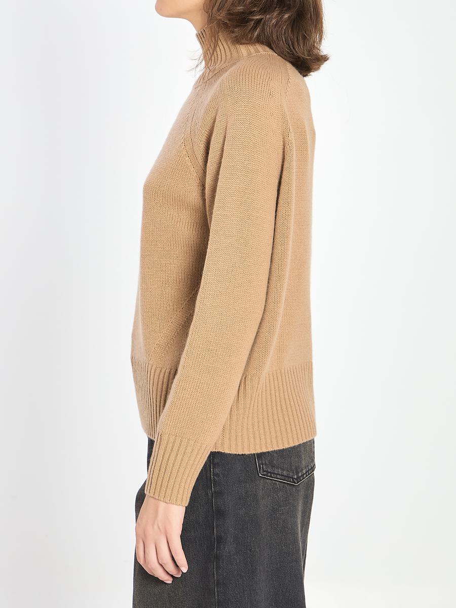 Rollkragenpullover aus Wolle und Kaschmir