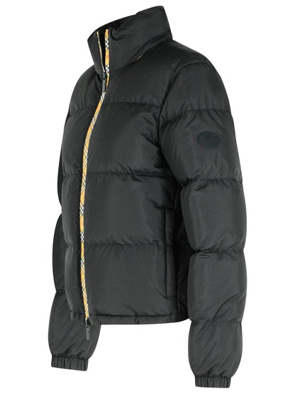 Burberry Schwarze Polyester-Daunenjacke