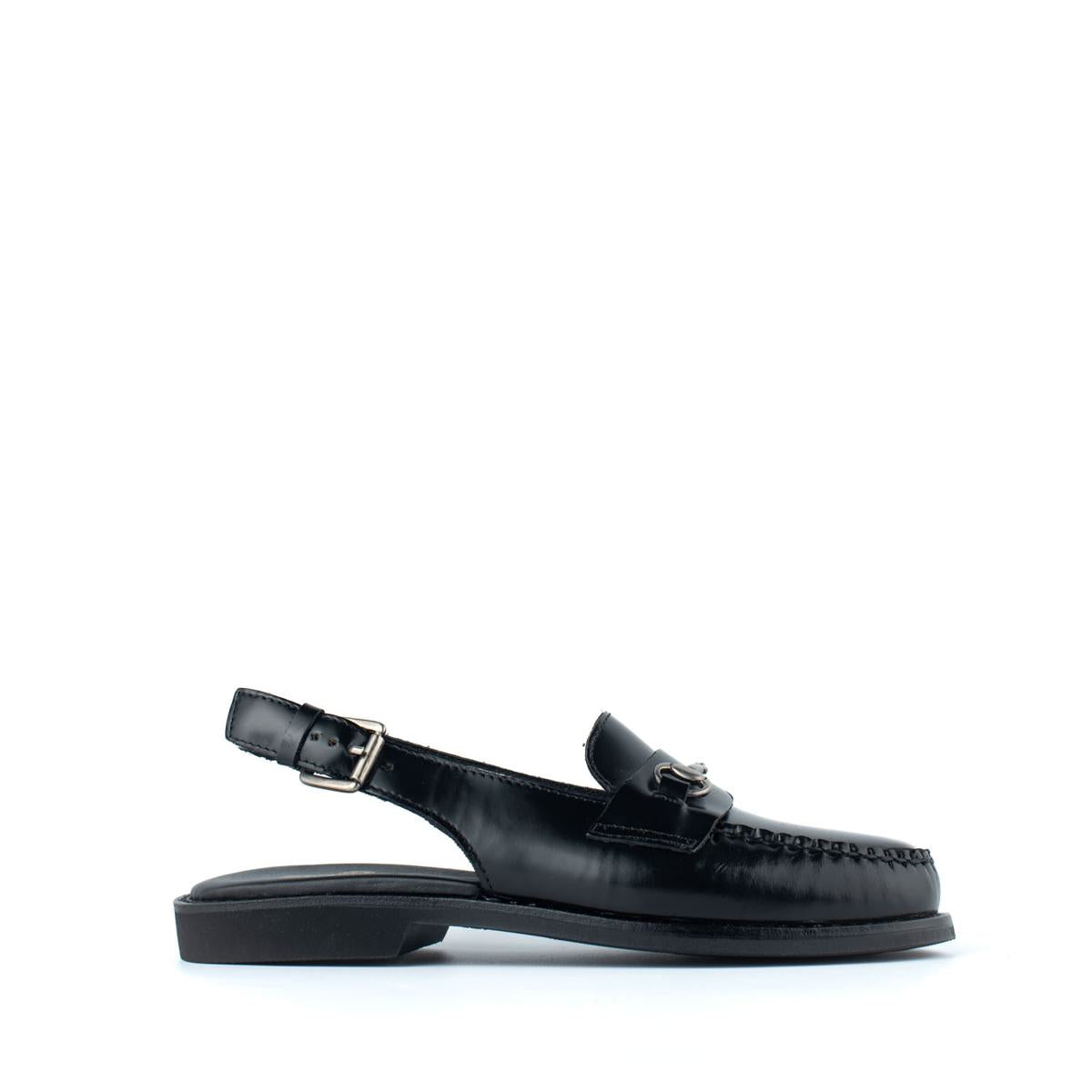 Sebago Sandalwood Joe Schnalle Schwarz