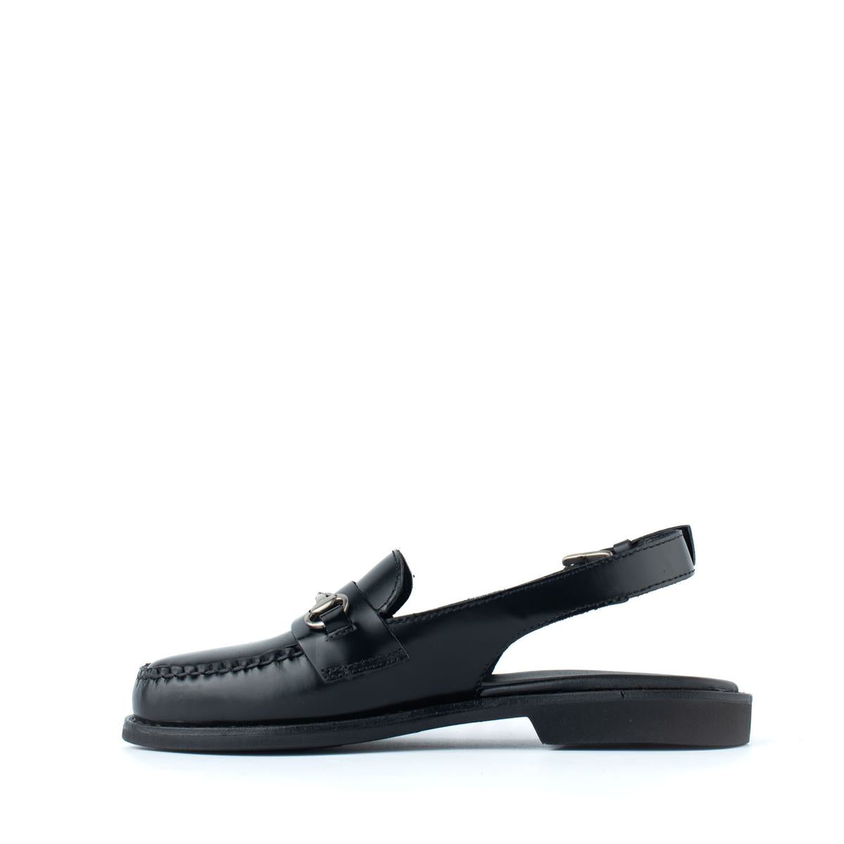 Sebago Sandalwood Joe Schnalle Schwarz