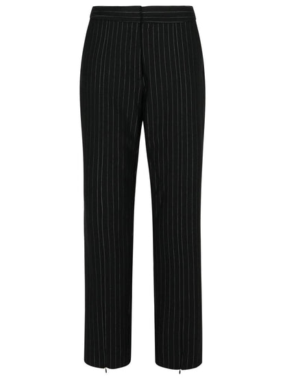 Ganni – Schwarze Hose aus Viskosemischung