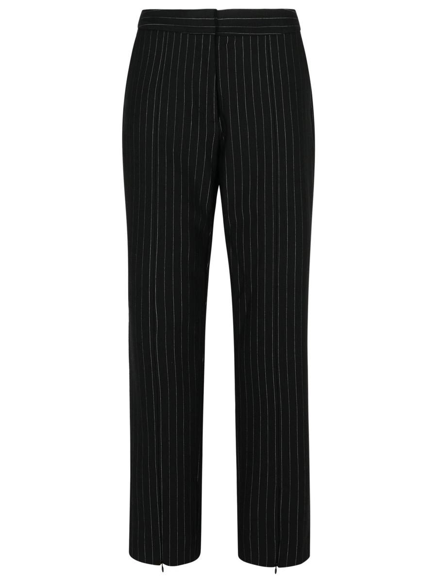 Ganni – Schwarze Hose aus Viskosemischung