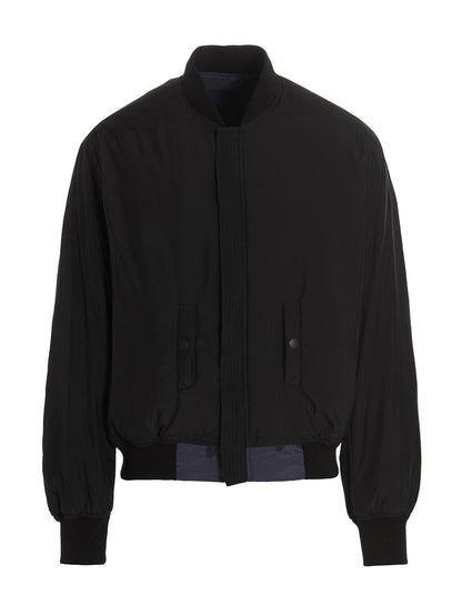 424 Wendbare Bomberjacke mit Logo.