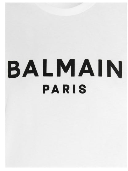 T-Shirt mit Balmain-Logoprint