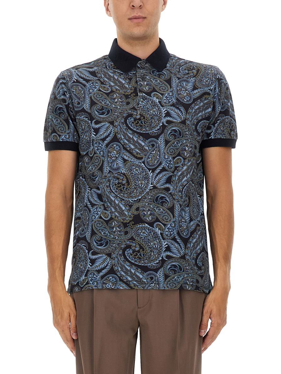Etro – Poloshirt mit Print