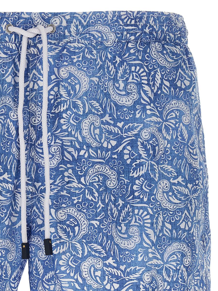 Barba Badeanzug mit Paisley-Blumenmuster