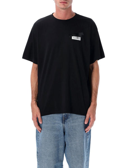 MM6 Maison Margiela Trompe L'Oeil bedrucktes Baumwoll-T-Shirt