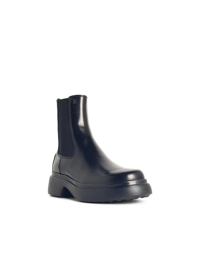 Tod'S Schwarze Lederstiefeletten