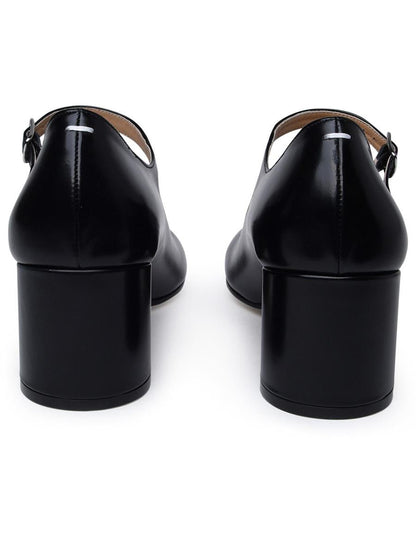 Maison Margiela Schwarze Lederpumps