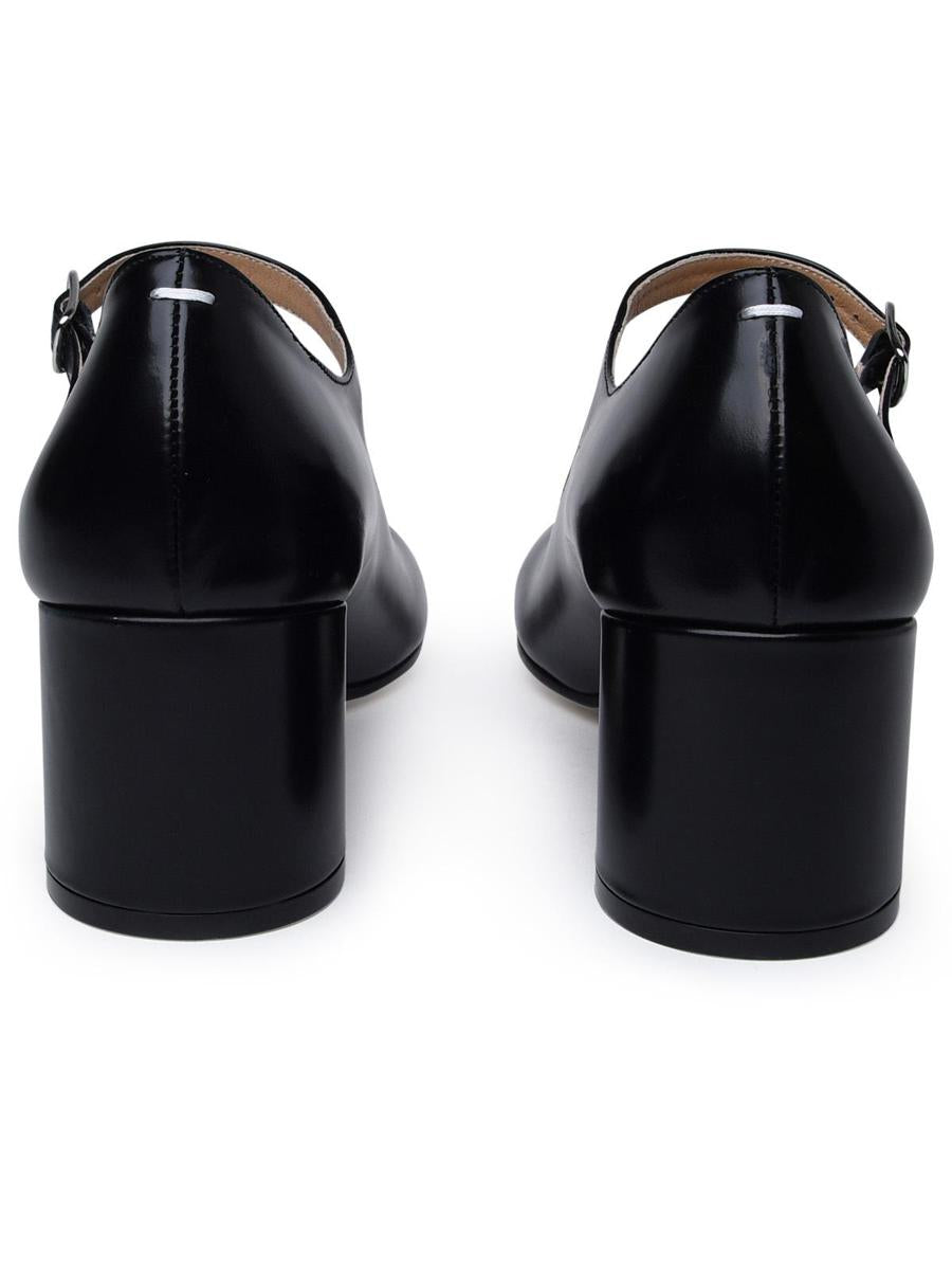 Maison Margiela Schwarze Lederpumps