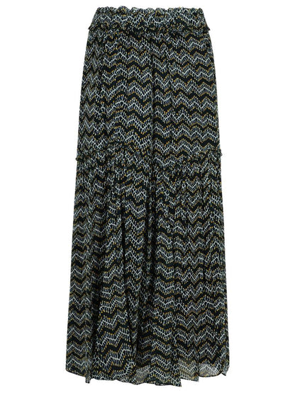 Schwarzer Viskoserock „Veronique“ von Isabel Marant Étoile