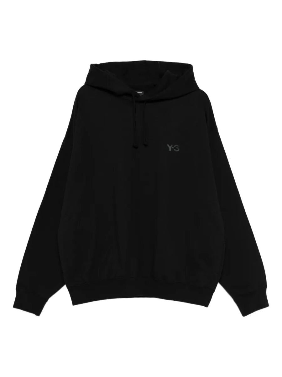 Y-3 Adidas Logo-Print Oversized Hoodie Kleidung
