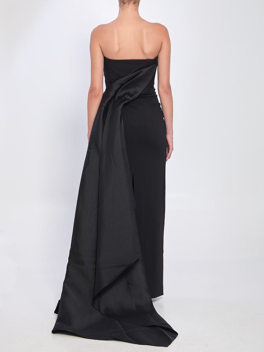 Kisnley – Schwarzes Maxikleid