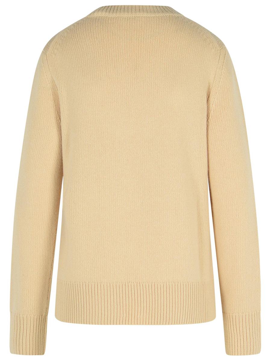 Burberry – Beigefarbener Pullover aus Kaschmirmischung