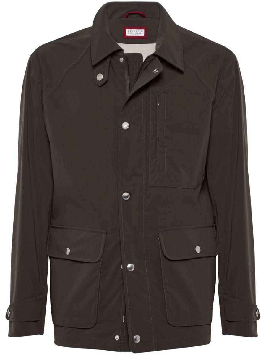Brunello Cucinelli wasserabweisende Baumwolljacke