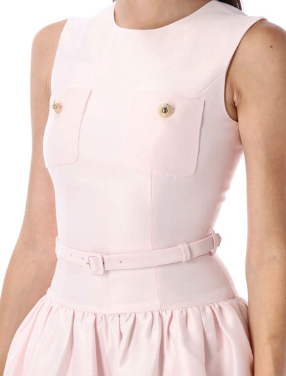 Self-Portrait – Midikleid aus Taft