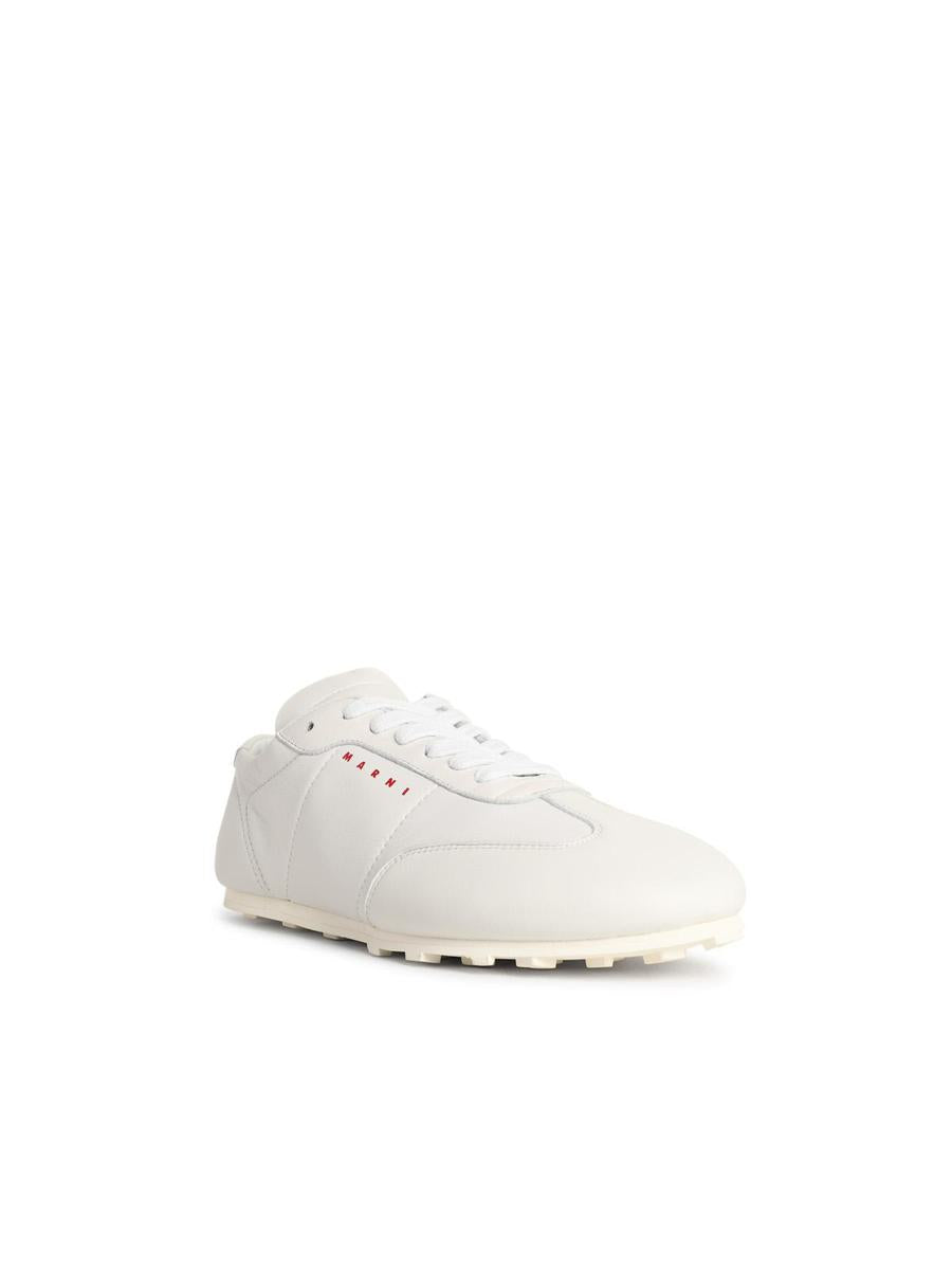 Marni Weiße Ledersneaker