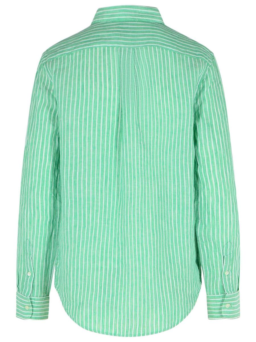Grünes Leinenhemd von Polo Ralph Lauren