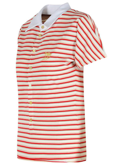 Rotes Poloshirt aus Baumwolle von Golden Goose