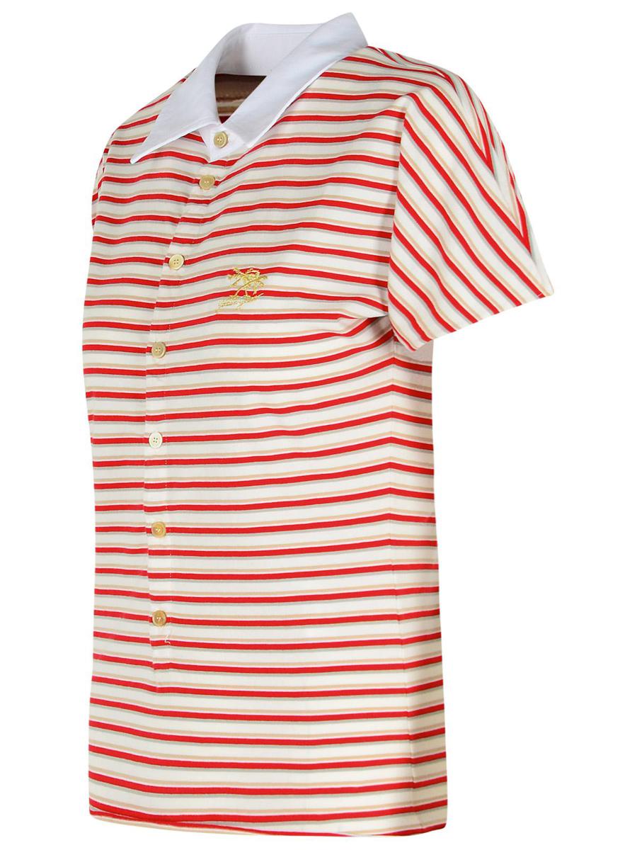 Rotes Poloshirt aus Baumwolle von Golden Goose