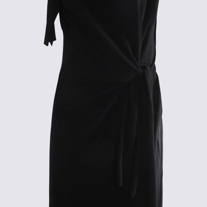 Schwarzes Wollkleid von Moschino