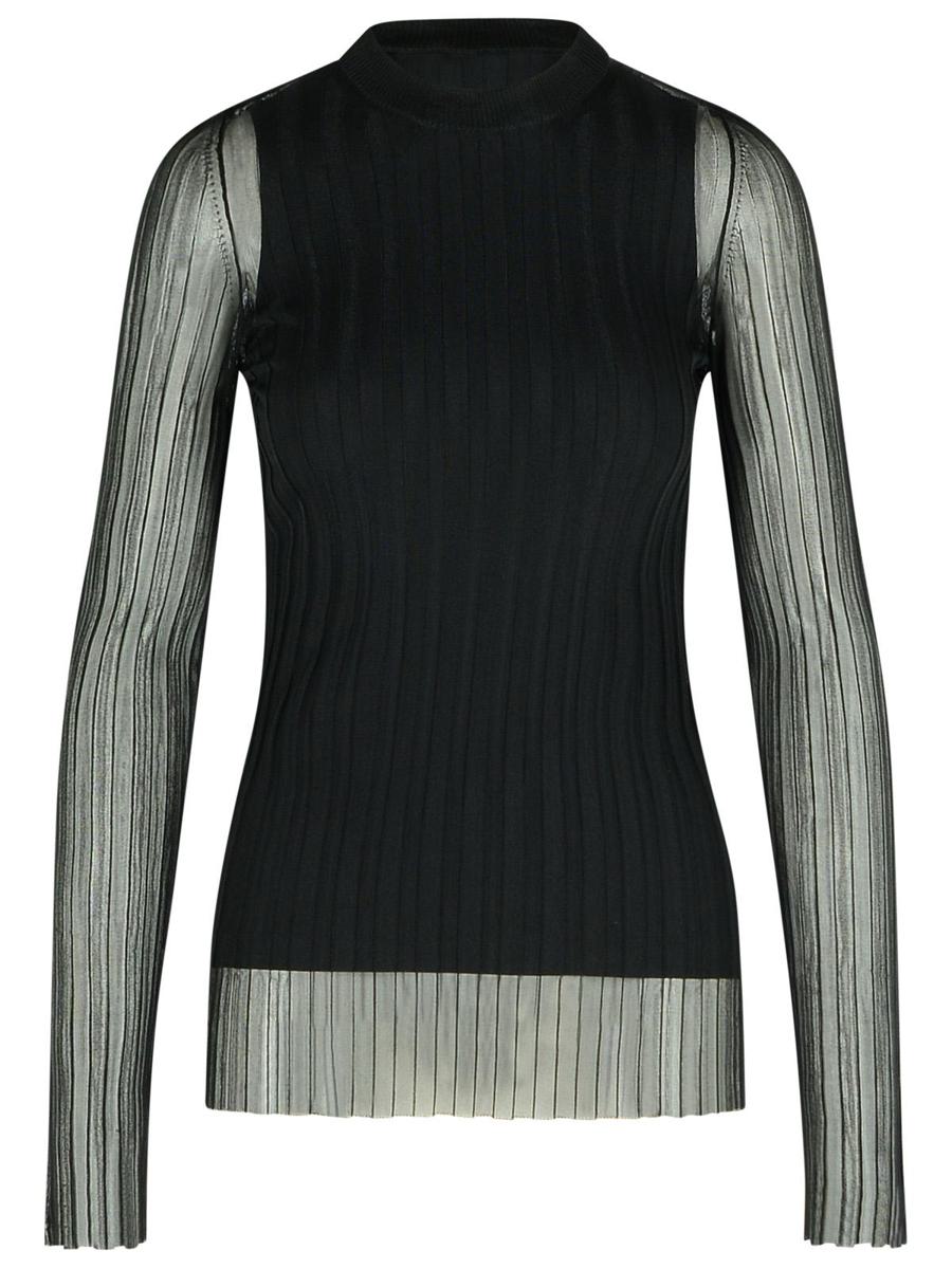 Sportmax „Acino“ – Schwarzer Pullover aus Polyamidmischung