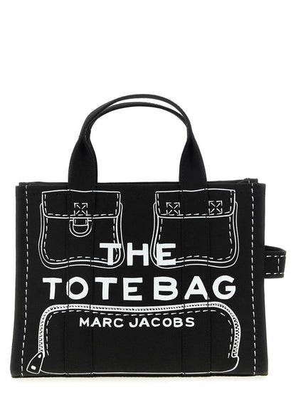 Marc Jacobs 'The Trompel'Oeil Cargo Canvasmedium' Handtasche