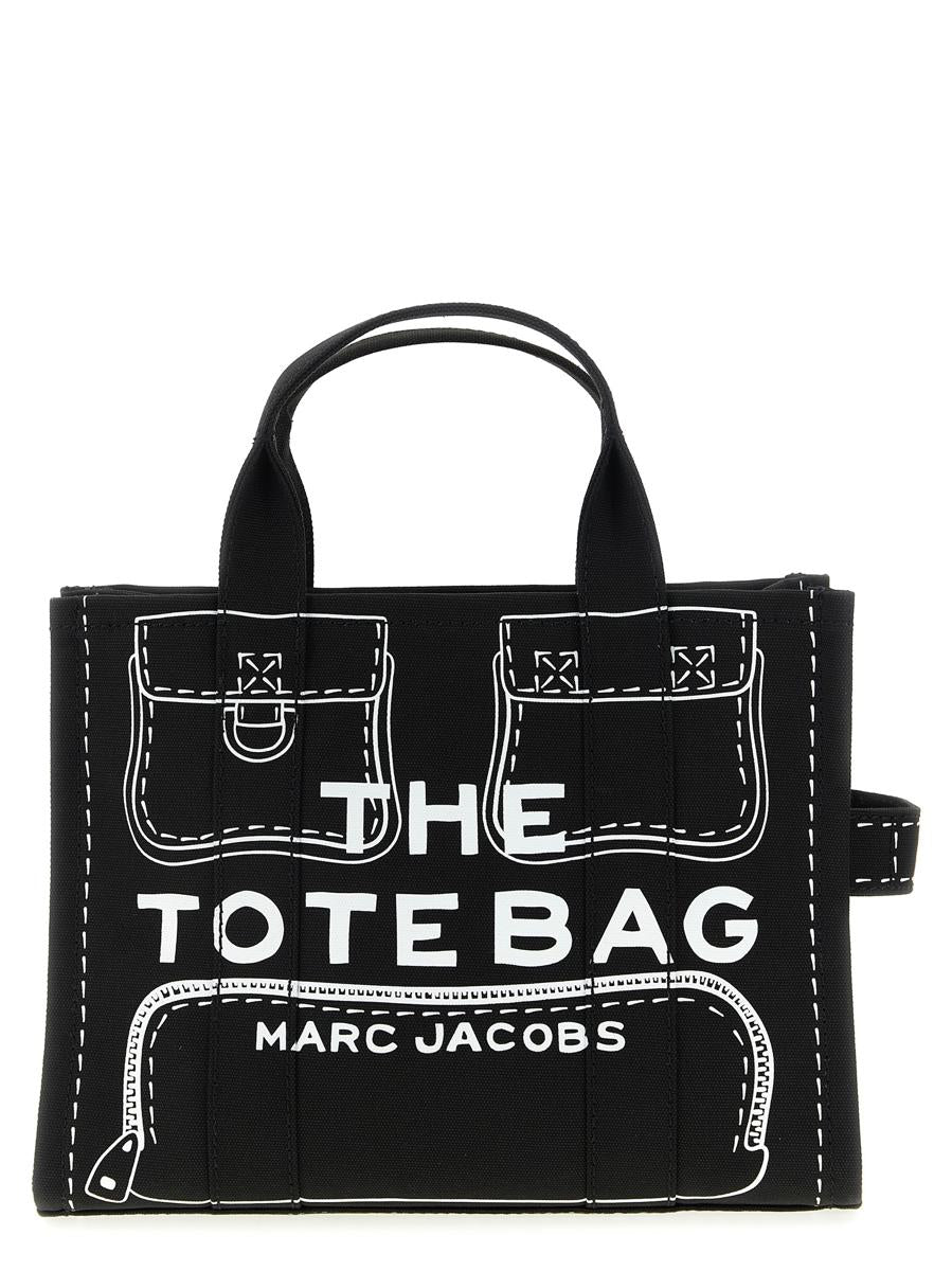 Marc Jacobs 'The Trompel'Oeil Cargo Canvasmedium' Handtasche
