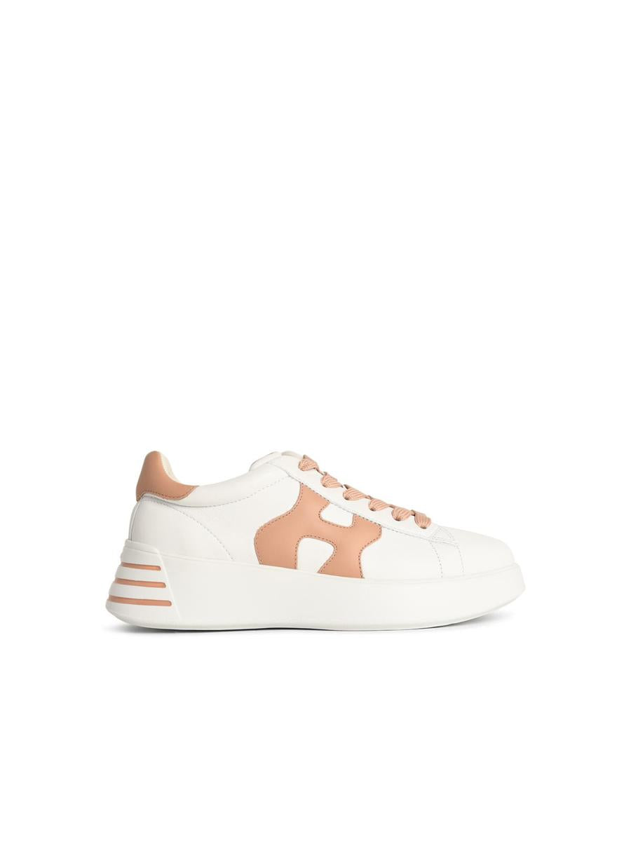 Hogan „Rebel“ weiße Ledersneaker
