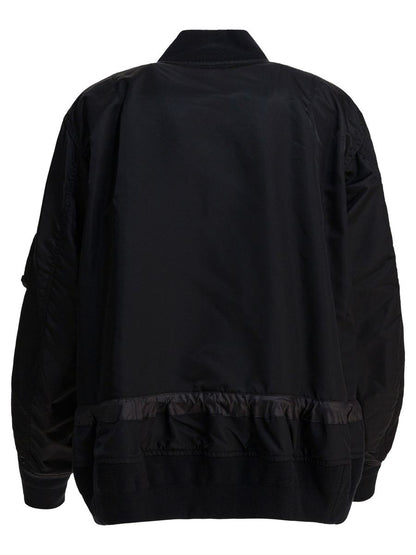 Bomberjacke aus Nylon-Twill von Sacai