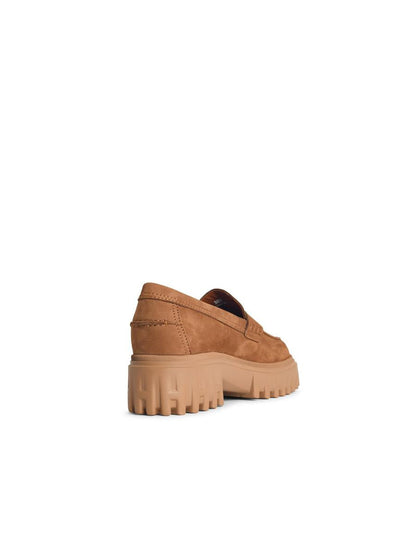 Hogan „H700“ Loafer aus Wildleder in Kamel