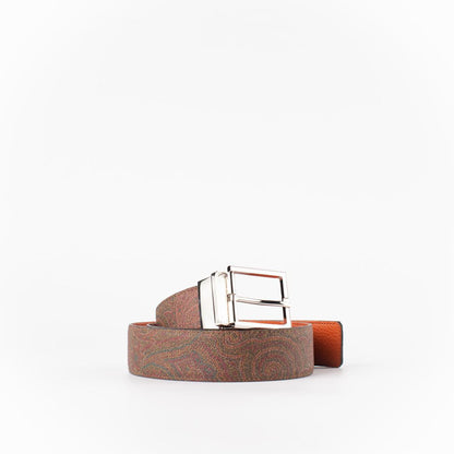 Etro Wendbarer Oranger Gürtel