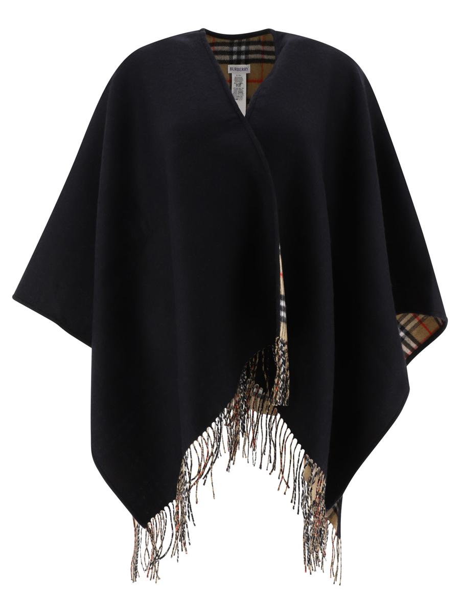 Burberry Wende-Cape aus Wolle mit „Check“-Muster