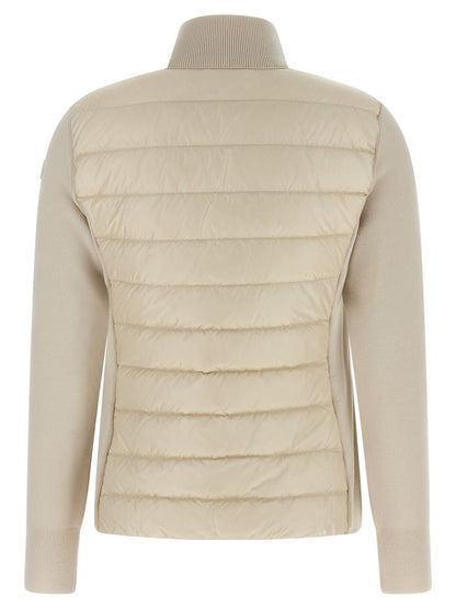 Moncler Zwei-Material-Cardigan