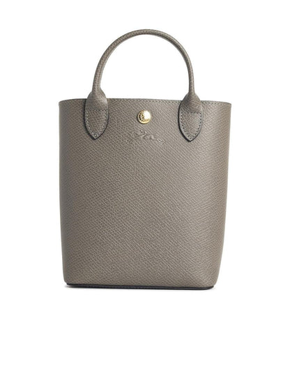 Longchamp „Xs Epure“ Wo graue Ledertasche