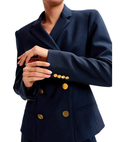 Essentiel Antwerp – Zweireihiger Blazer „Irtha“ in Marineblau