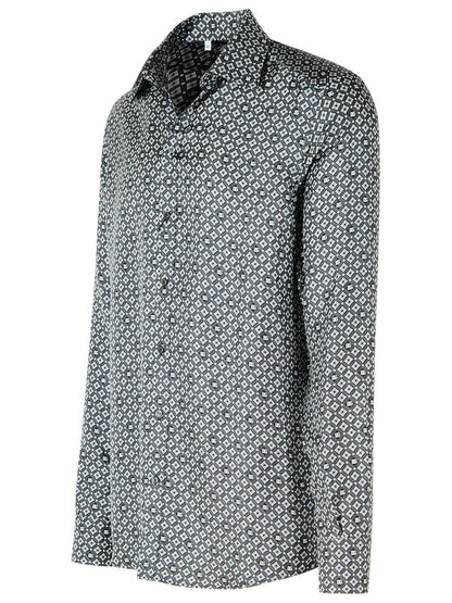 Schwarzes Seidenhemd von Dolce &amp; Gabbana