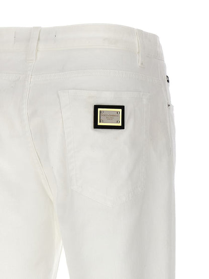 Dolce &amp; Gabbana Jeans mit Logo-Plakette
