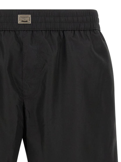 Dolce &amp; Gabbana Badeanzug mit Logo-Plakette