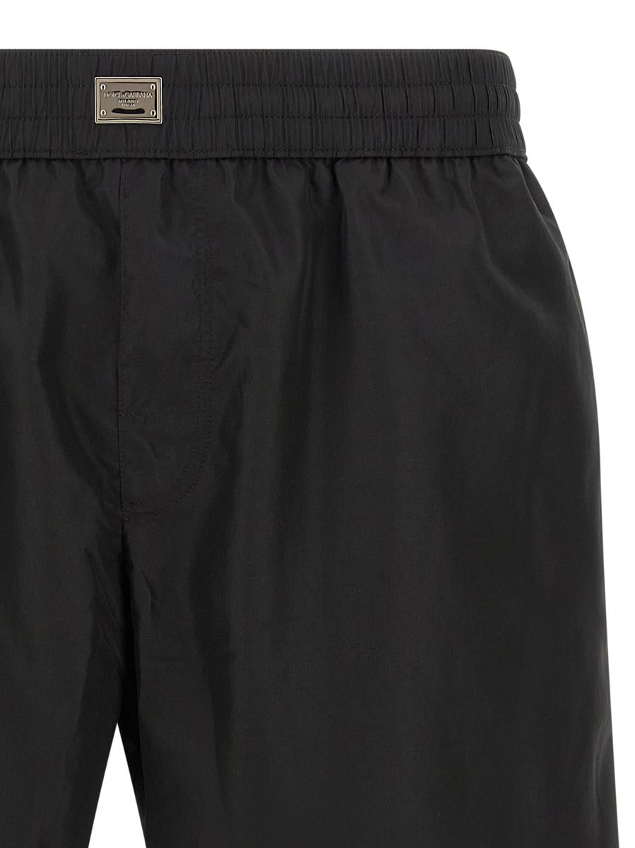 Dolce &amp; Gabbana Badeanzug mit Logo-Plakette