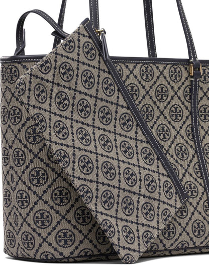 Tory Burch T-Monogramm-Tasche mit Reißverschluss