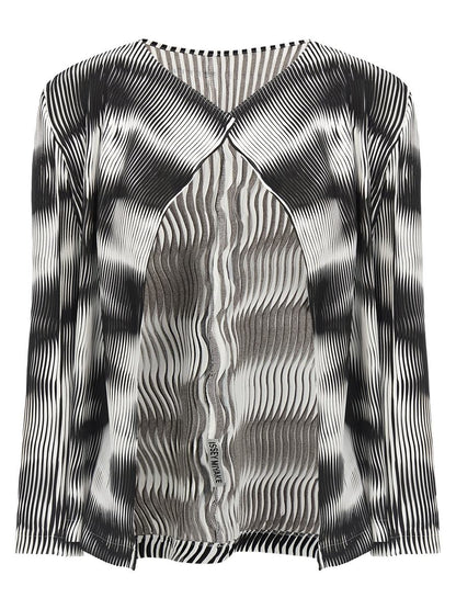 Issey Miyake „Sway Pleats“ Strickjacke