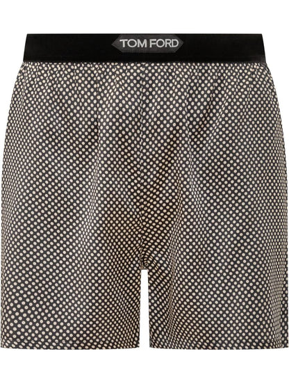 Tom Ford – Kurze Hose mit Punktemuster