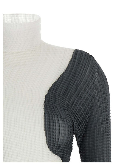 Issey Miyake – Bluse „Abstract Tint Pleats“