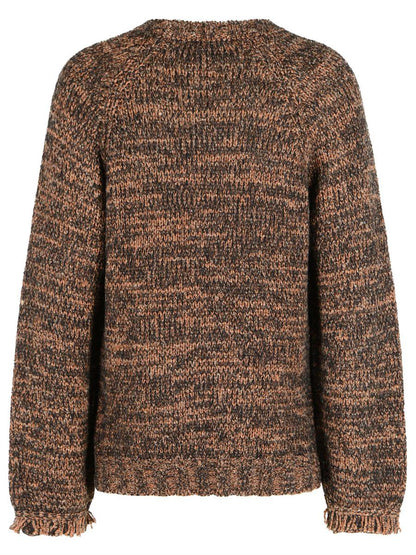 Laneus Pullover aus mehrfarbiger Alpakamischung
