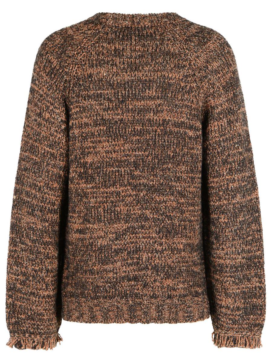 Laneus Pullover aus mehrfarbiger Alpakamischung