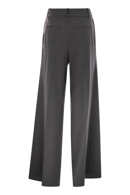 Herno Resort-Hose aus Melange-Stoff