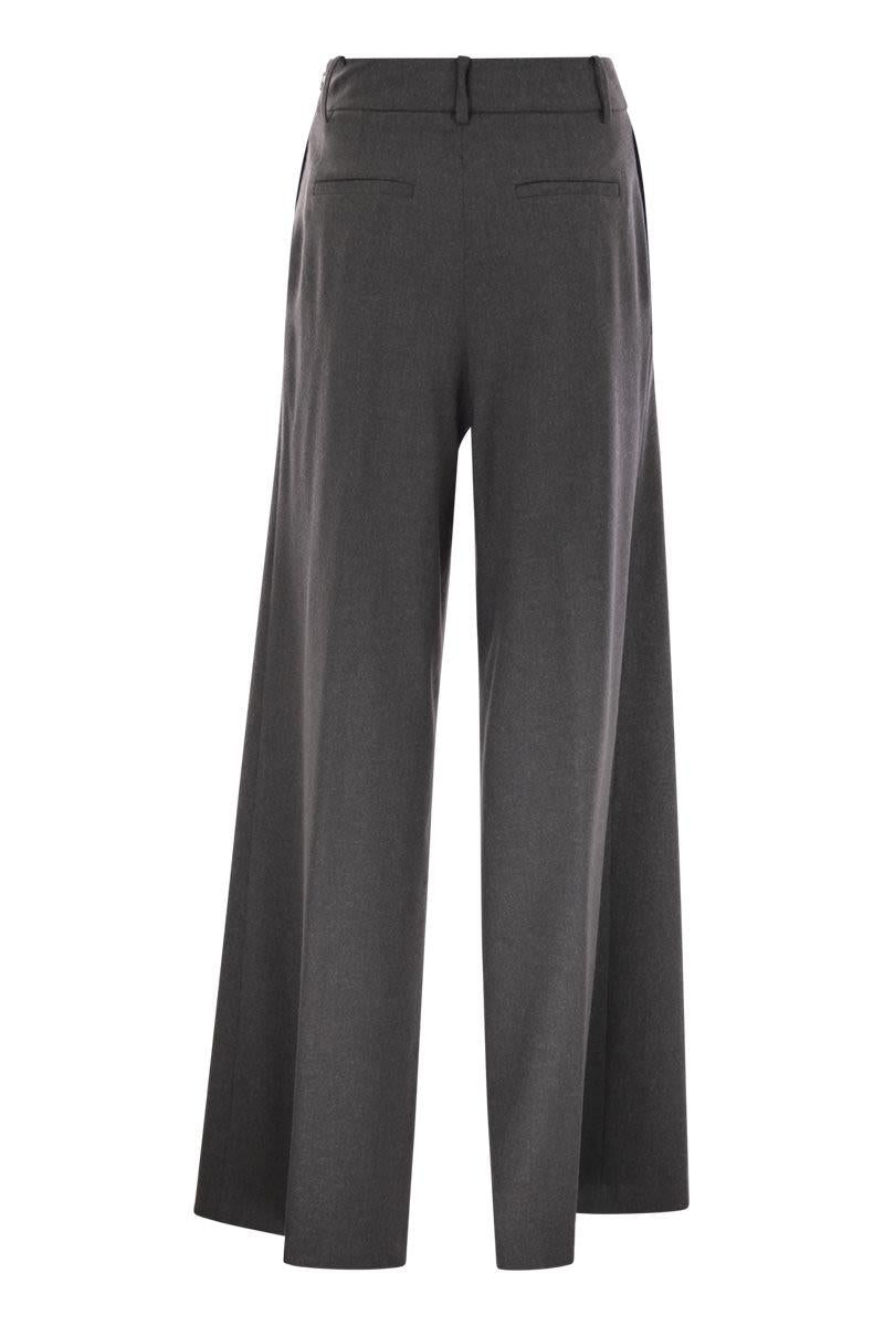 Herno Resort-Hose aus Melange-Stoff