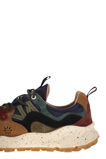 Flower Mountain Yamano 3 - Sneakers aus Wildleder und Funktionsgewebe